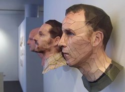 超级逼真的3D人体纸雕——来自荷兰艺术家Bert
